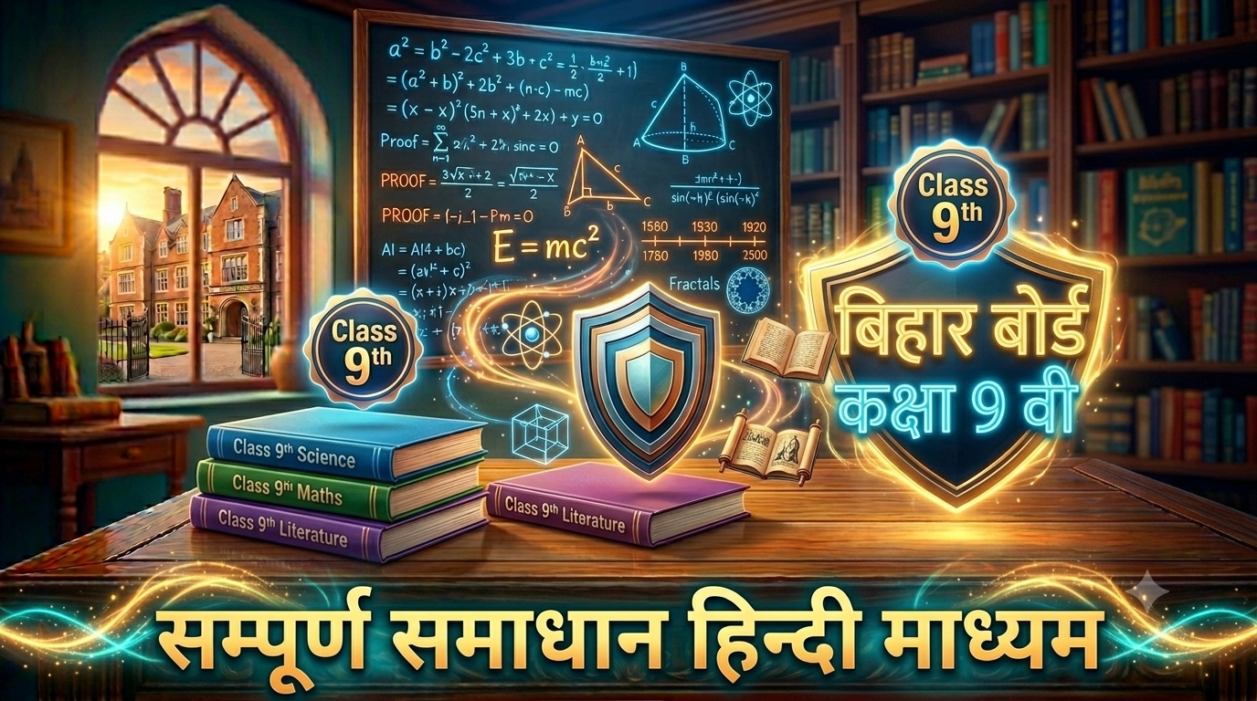 Bihar Board Class 9th Notes —विज्ञान, गणित, सामाजिक विज्ञान, हिंदी, संस्कृत और अंग्रेजी के संपूर्ण नोट्स। NCERT/SCERT पैटर्न पर आधारित एक्सपर्ट गाइड यहाँ पढ़ें।